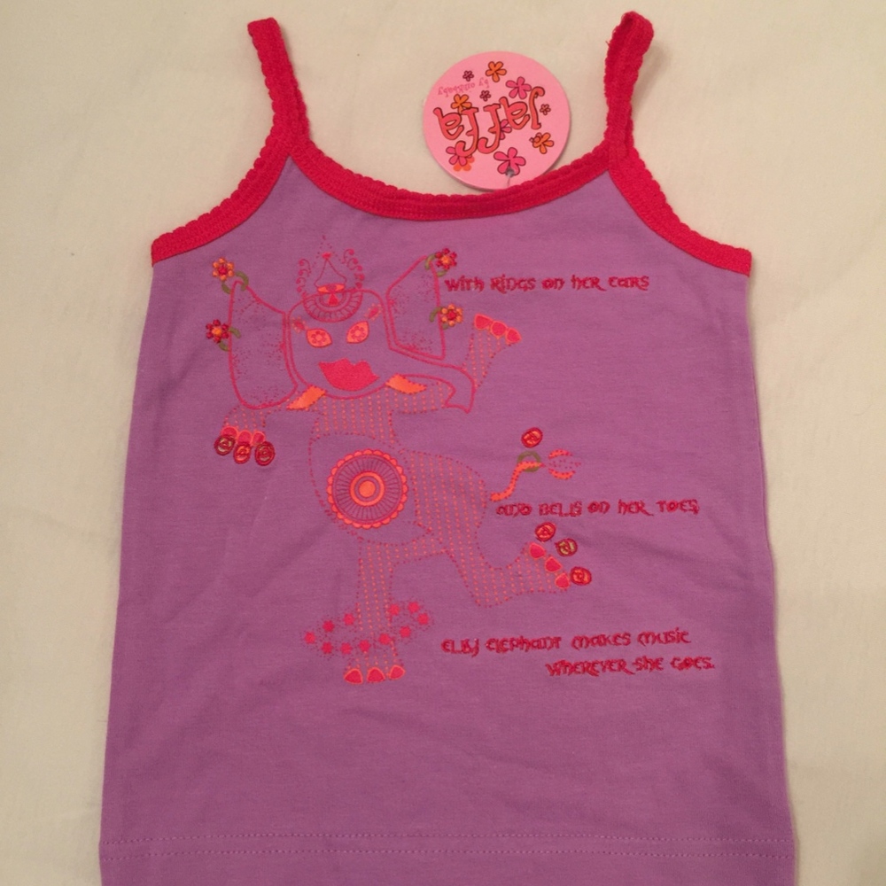 Ellie the Elephant Tank Top by Jaffa by OinkBaby 24 months NWT NEW Boutique